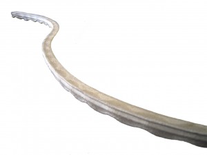 Distanční had z vláknobetonu zahnutý s výstupky - FBSN 100